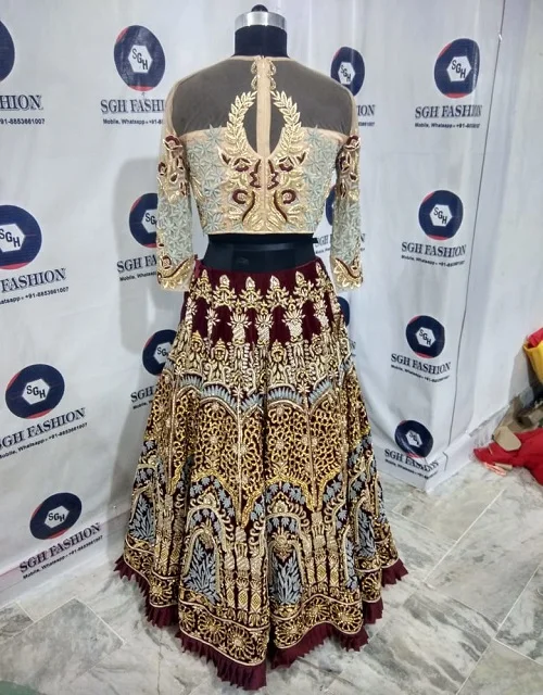 New Indian wedding brida lehanga  choli dress 2019