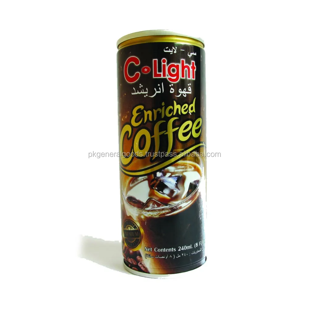 Готовый напиток для обогащенного кофе консервированный 240 мл марки C Light