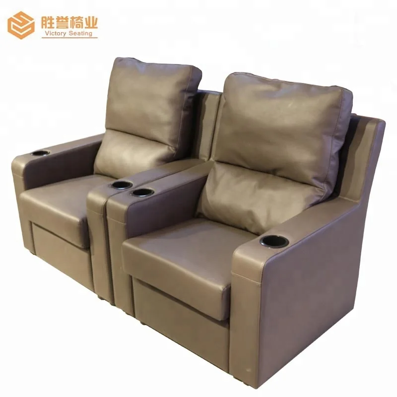 High Class-Quality Comfortable VIP Home Theater Seat, Cinema Movie Chairs, with Cupholders