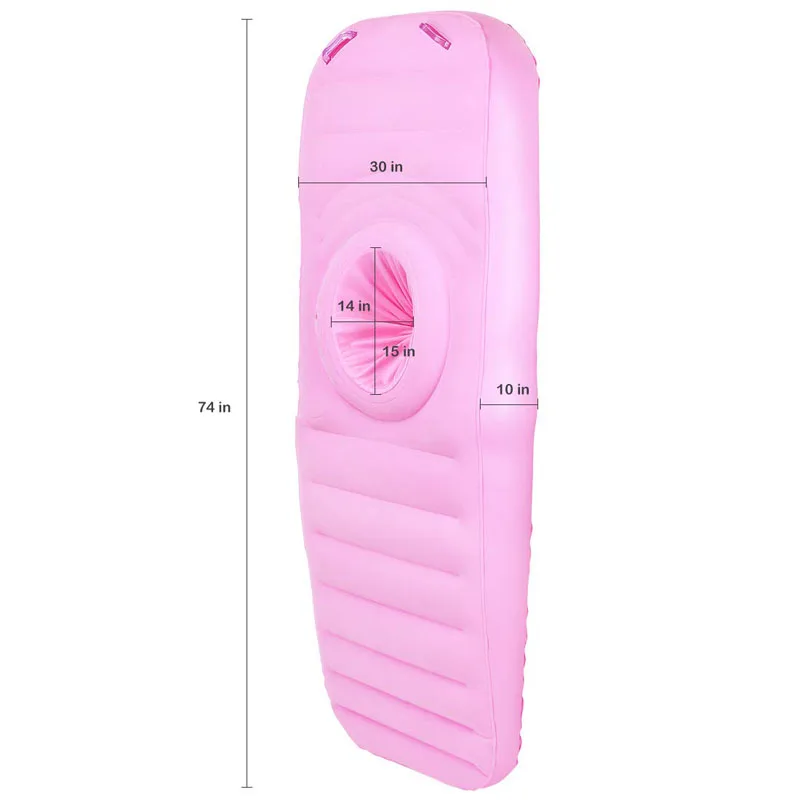 Inflatable Maternity Pillow Pregnancy Body Massage Pads with Hole Relieve Pregnant Back Pain