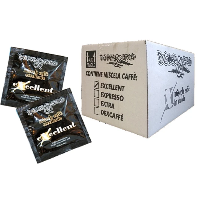 ITALIAN COFFEE PODS - 100 PODS BOX - GROUND COFFEE