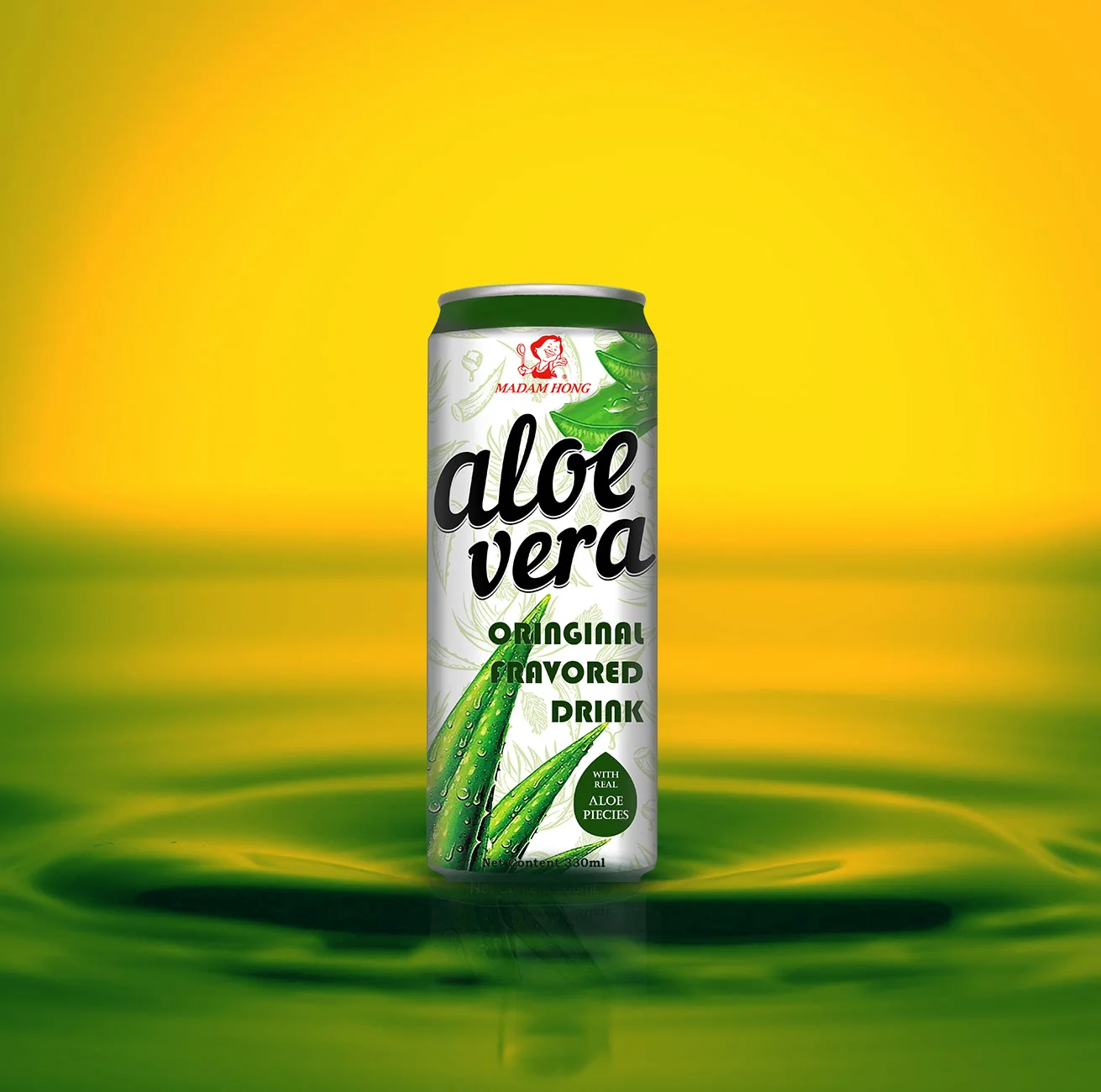 Taiwan 330ml aloe vera juice beverage