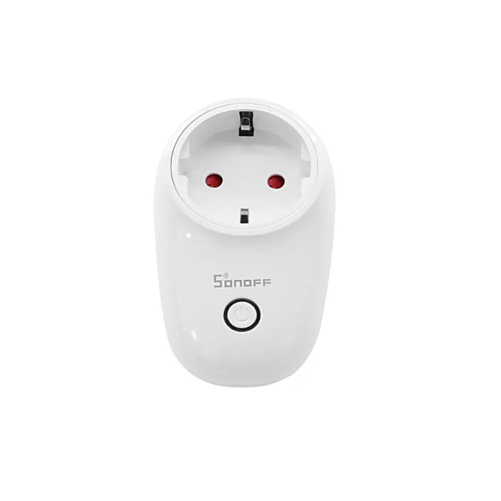SONOFF S26 EU WiFi Timing Remote Control Socket Outlet Intelligent Wireless Plug APP Power For Smart Home Switch Work With Alexa