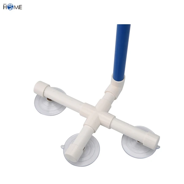 Window Folding Parrot Bath Shower Standing Platform Rack Bird Perch