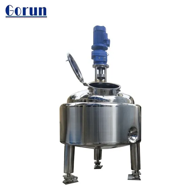 Stainless Steel Heating Jacketed Mixing Tank
