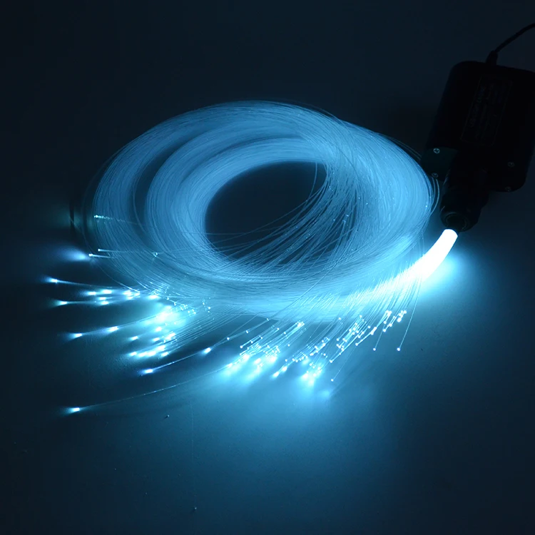 
12W Starlight atmosphere fiber optic light kit with music rhythm control for modified car 