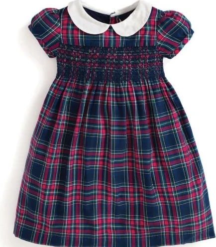 
Custom Smocked Dresses for Child Girls Smocked Dress Handmade Baby Smocked Dress Wholesale 