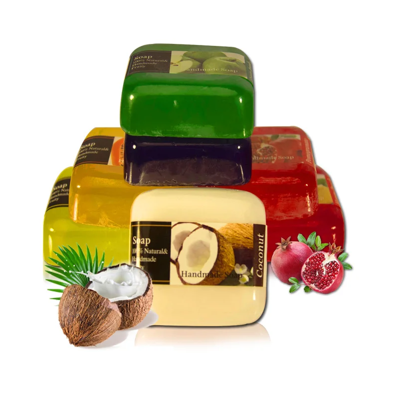 natural complexion Fruity aroma soap bar with moisturizing formula and olive oil