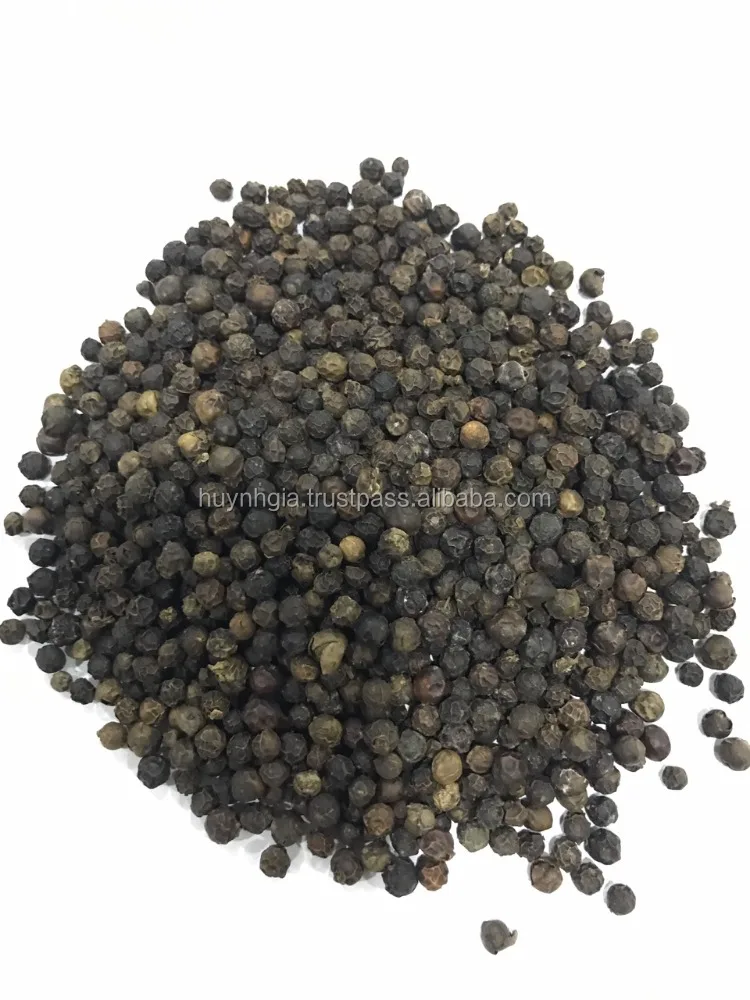 Agriculture Product Vietnam Natural Organic Whole Black Pepper 500GL/L Vacuum Packed For Spices And Seasoning