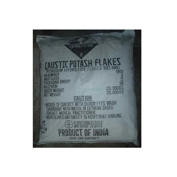 Каустические калий хлопья