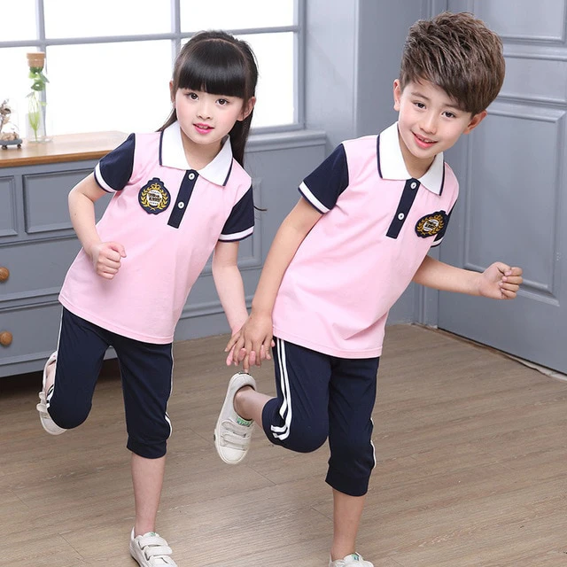 Latest design sport wear kindergarten school uniform