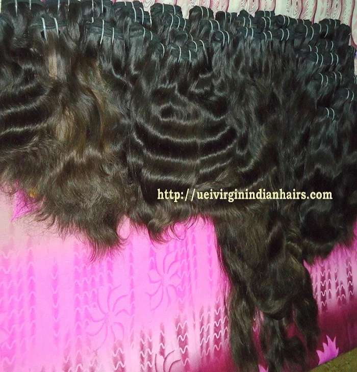  Необработанные индийские волосы непосредственно из Индии 100% натуральные человеческие прайс-лист с выравненной кутикулой