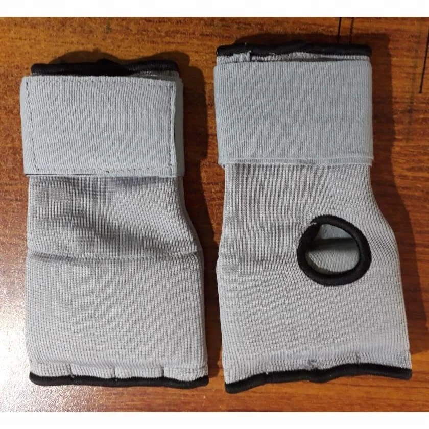 Custom Grey Color Boxing Gel Mitts Easy Hand Wraps