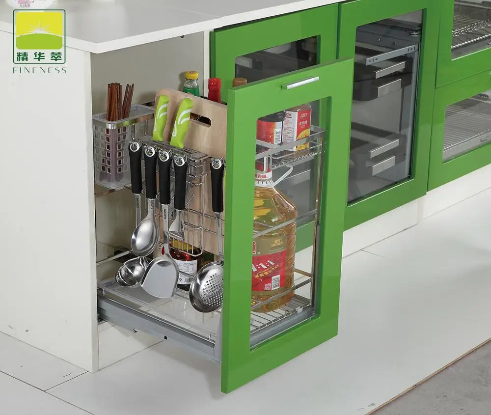 
Hot sale! China wire storage Pull out stainless steel kitchen cabinet drawer 
