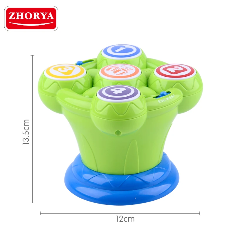 Zhorya Электрический Ручной инструмент барабан Мини Музыкальный барабан игрушки