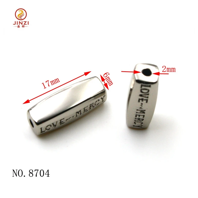 Аксессуары для браслетов, бусины для изготовления ювелирных изделий, бусины с гравировкой логотипа на заказ