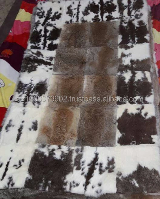 Soft Rabbit Fur Rug Carpet