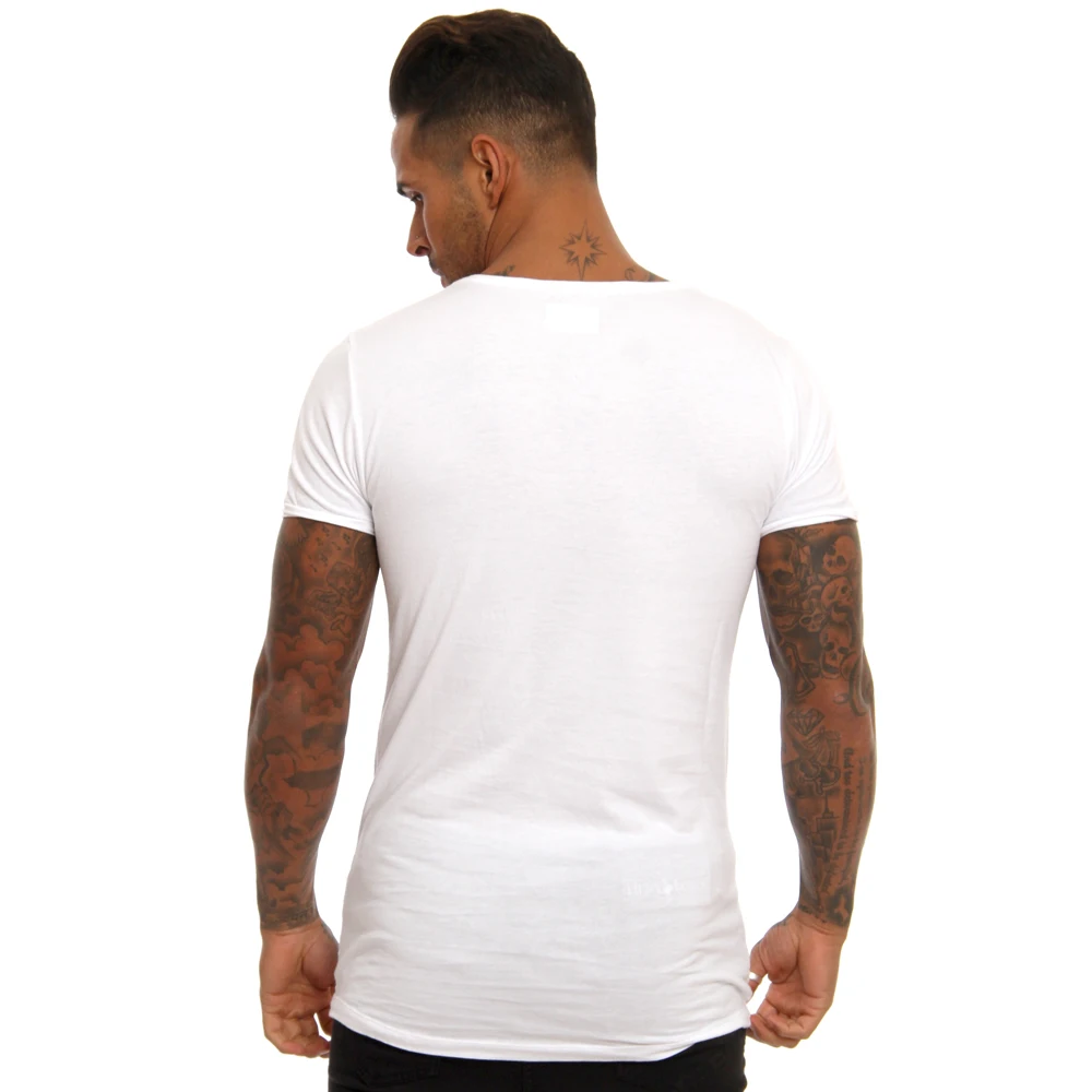 OEM  fit gym sportswear skin custom logo muscle tight t shirts for men cheap