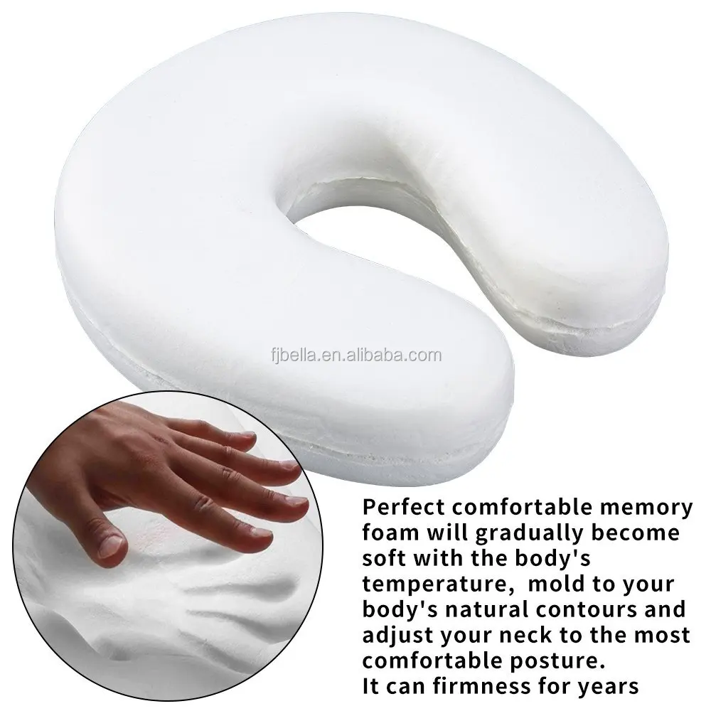 Ergonomic design Cooling Gel layer infused Shredded Memory Foam airports Travel Neck traction Pillow tka turkey
