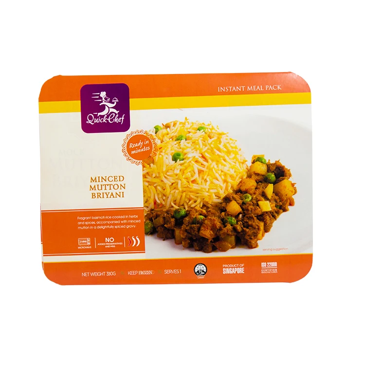 
Frozen Food Non-Vegetarian Minced Mutton Briyani Rice 
