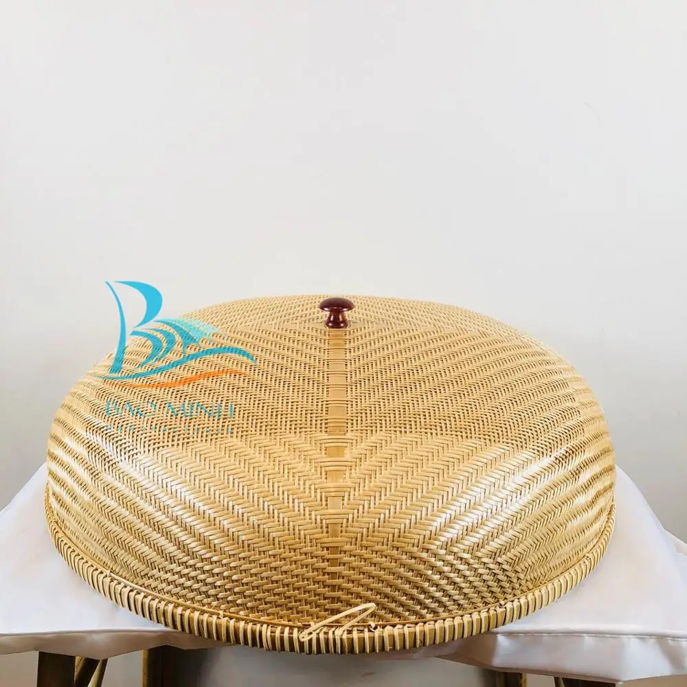 Натуральное бамбуковое покрытие для еды купол кухни. Кухонный инструмент