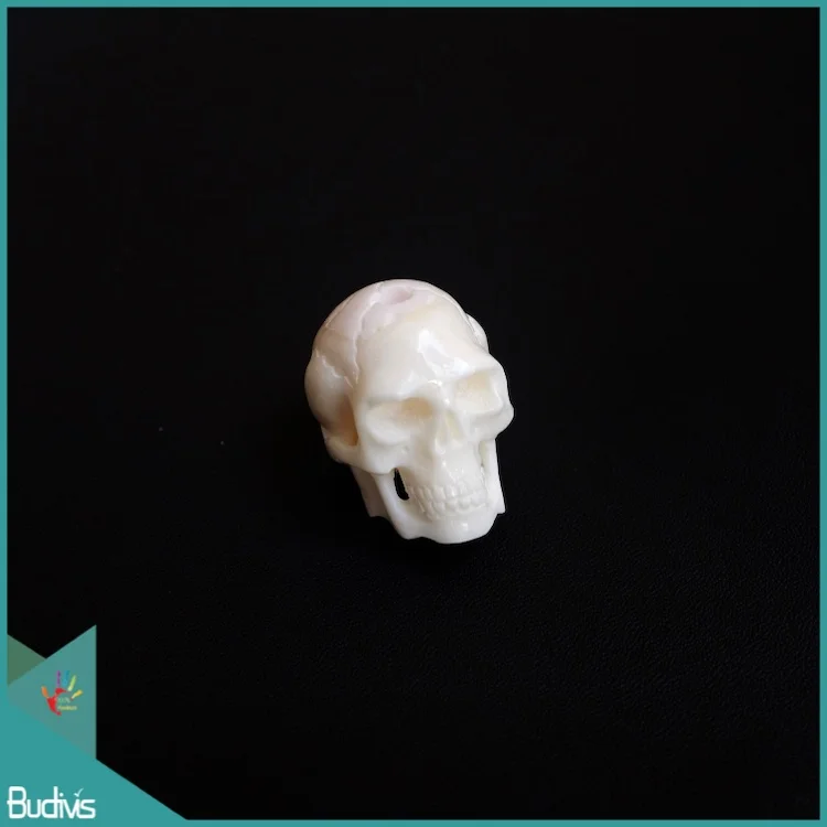 Affordable Ox Bone Craft Skull Beads, Skull Pendant 100% Cow Bone in Handmade Jewelry Making