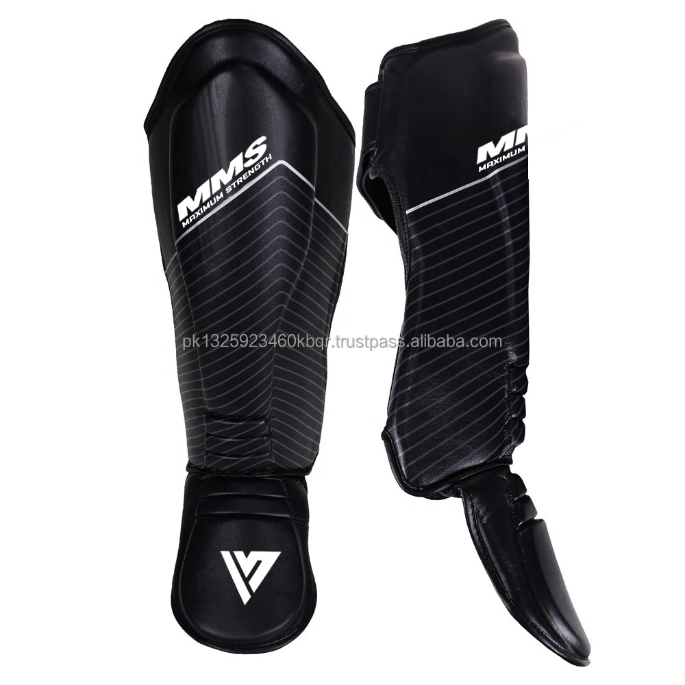 Top Quality Leather shin guard Boxing Muay thai Kick boxing