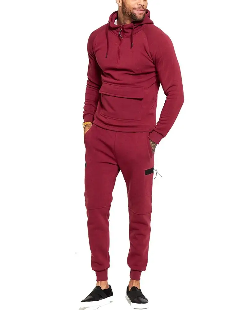New Wholesale Factory Top Design Blank Warm-up Track Suit Gym Track Suits Sweatsuit