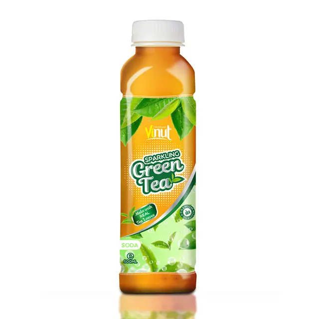 500ml Premium Sparkling water Primary Ingredient Green tea with Soda flavour (50036273768)