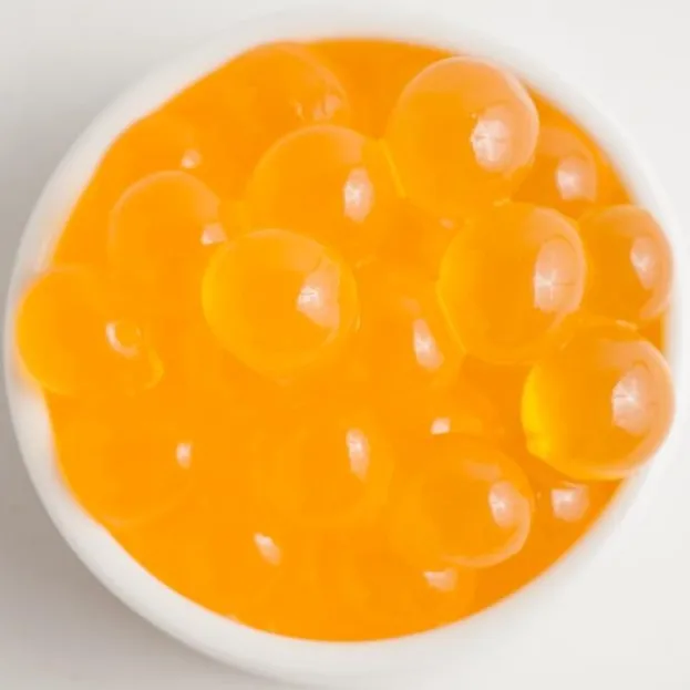 
Best Selling Juicy Mango Popping Boba Jelly Balls 