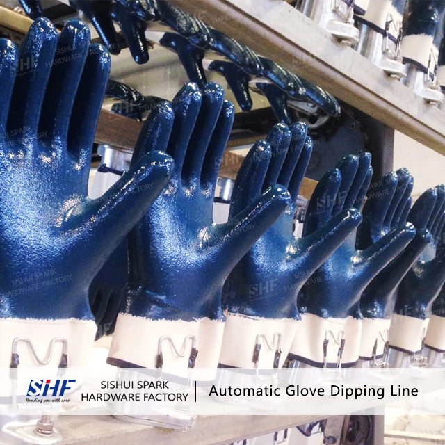 
Cut&Sew NBR/NR Glove Dipping Production Line/Safety Glove Machine 