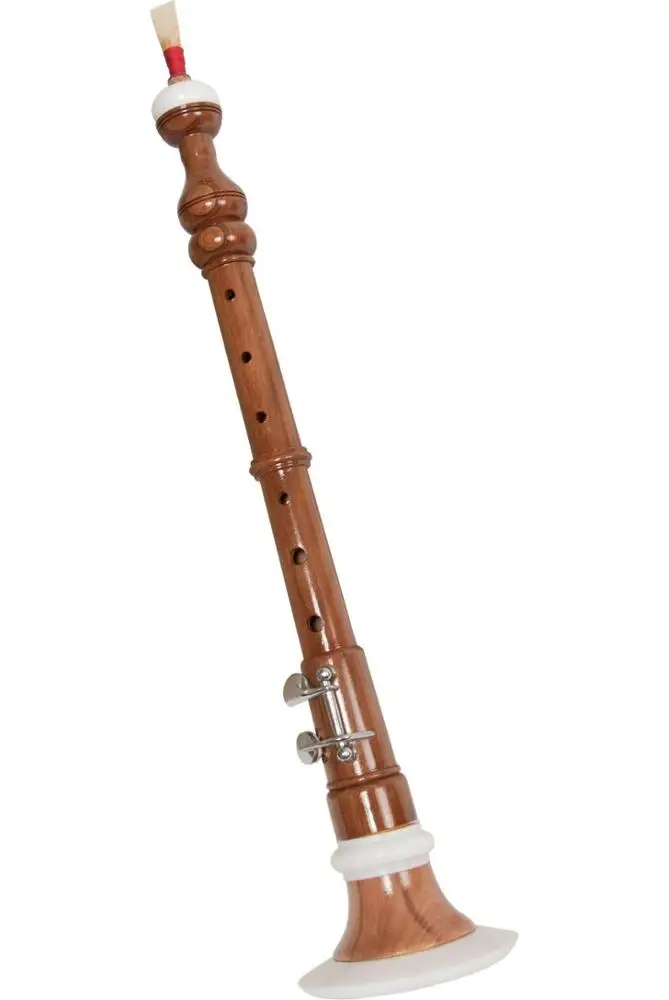 BROWN WOOD BOMBARD CHANTER 1 KEY WITH REED