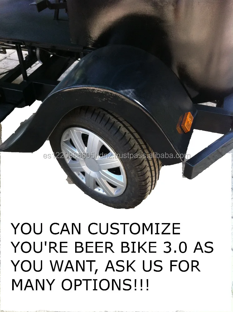 BEER BIKE BLACK 3.0 SPAIN 4 WHEELS PUB BUS Electric Beerbike,partybike,pub bike