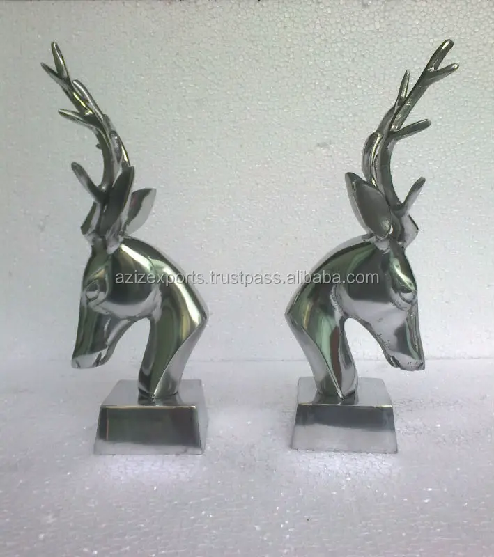 Metal gazelle classic contemporary animal Deer Bookend