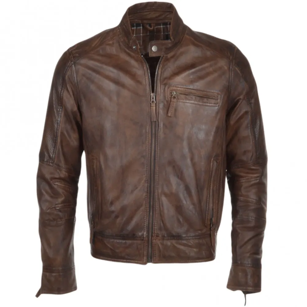 Кожаная байкерская куртка, кожаные куртки, пальто, зимняя верхняя одежда, классический дизайн для мужчин