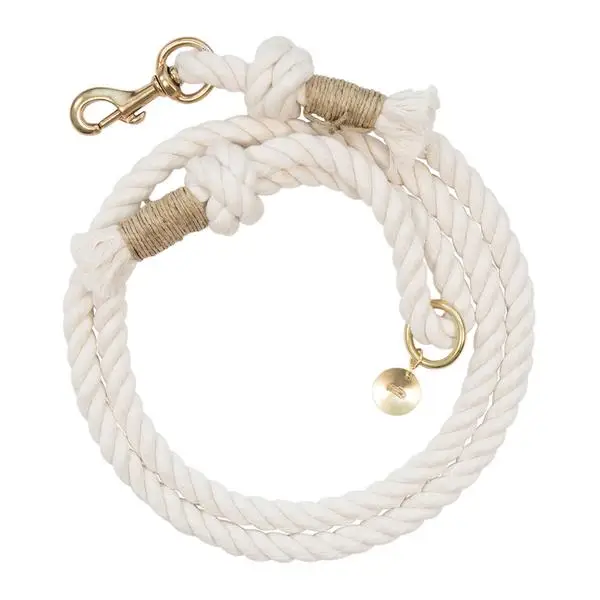 Pet Lead Natural Organic Braided Cotton Rope Dog Leash Soft Personalized For Dogs Small Medium Large Pets Manufacturer