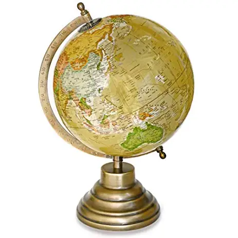 
Brass Antique Aluminium world Globe 