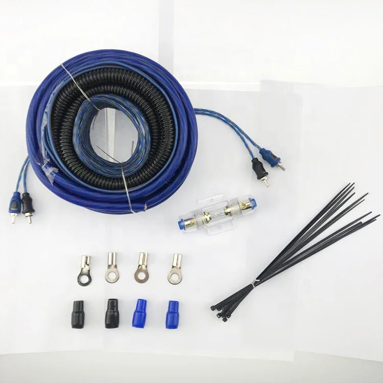 Huxi -cable factory дешевая цена с высочайшим качеством Комплект проводов amp 4 калибра