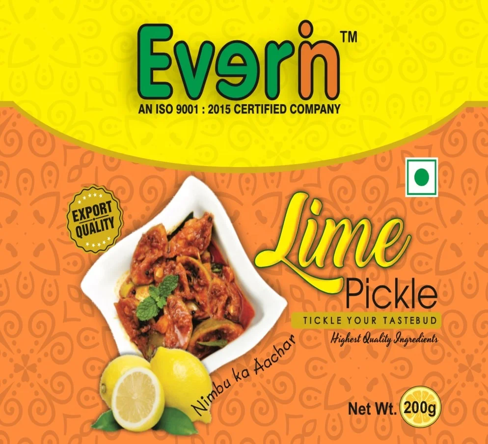 Lime Pickle 200g in Glass Jar