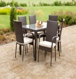 poly rattan synthetic sofa dining set rattan outdoor furniture Rattan / Wicker Living Room Chairs from Viet Nam