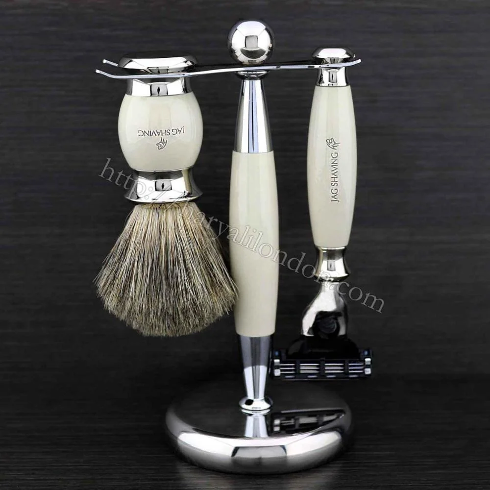 
Super Badger & Triple Blades Cartridge Kit New Design Premium Shaving Set 
