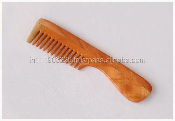 Ayurvedic Properties best quality Pure Neem Wooden Comb