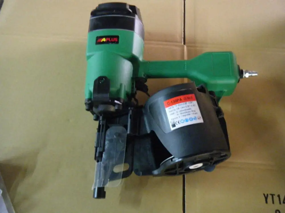 APLUS C-130PA , CN130 COIL NAIL GUN  LENGTH IS 75mm-130mm SHANKS IS 3.05mm to 3.8mm DRIVING POWER 124.13 ft-lb