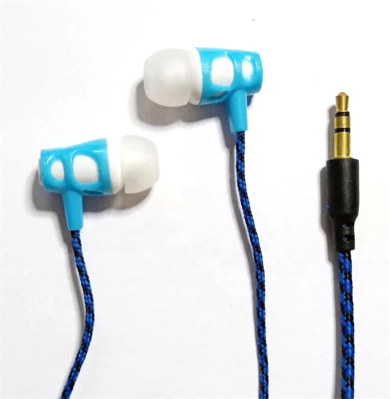 Stereo in-ears 3.5mm cable earphone noise cancelling headphone aviation portable earphone