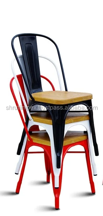 Cheap Modern Design Restaurant Cafe Bistro Steel Iron Frame Vintage Industrial Dining metal Chair