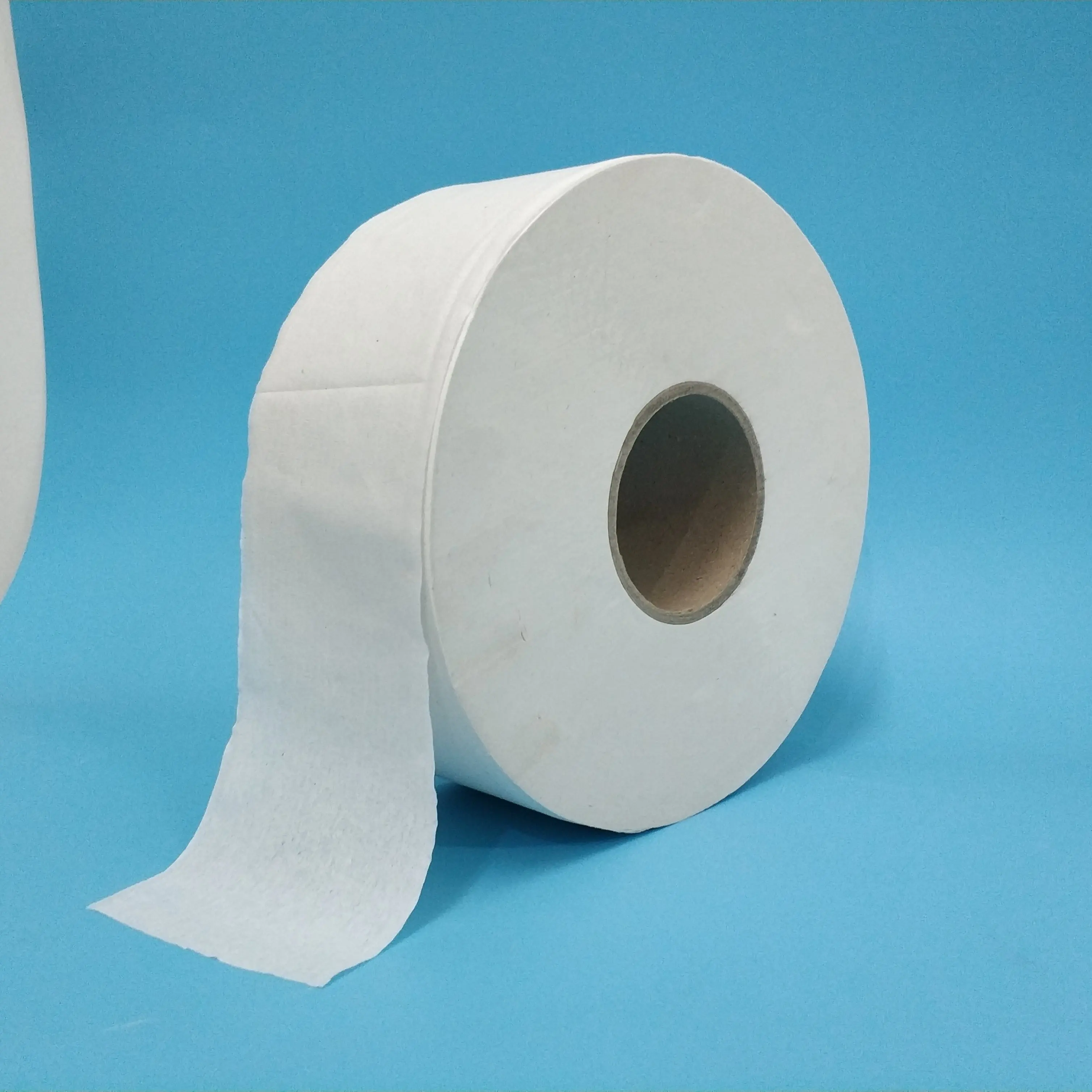 12rolls 2ply white jumbo tissue roll towels for Toilet / jumbo paper roll