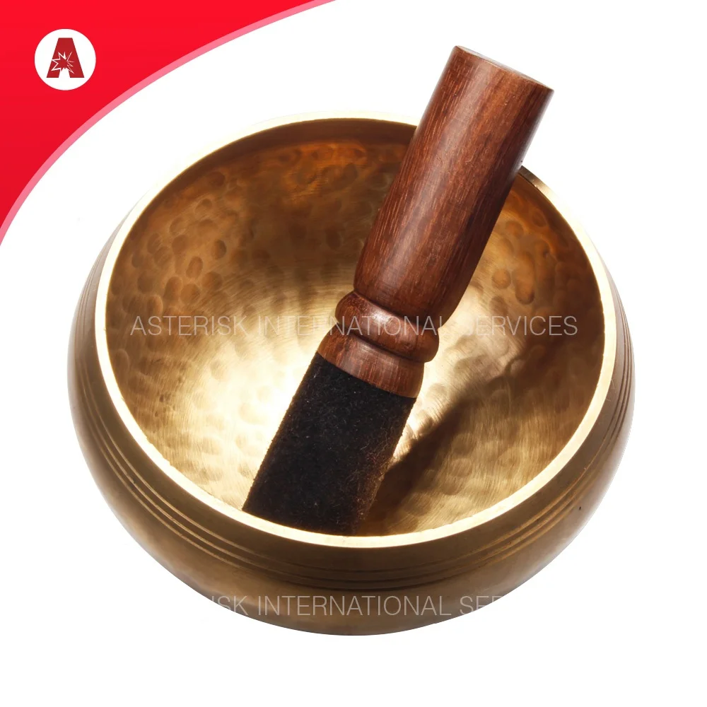 Поющая чаша из тибетской цепи, произведенная в Непале-идеально подходит для медитации, исцеления чакр, молитвы, привычного исцеления-Тибетские поющие чаши