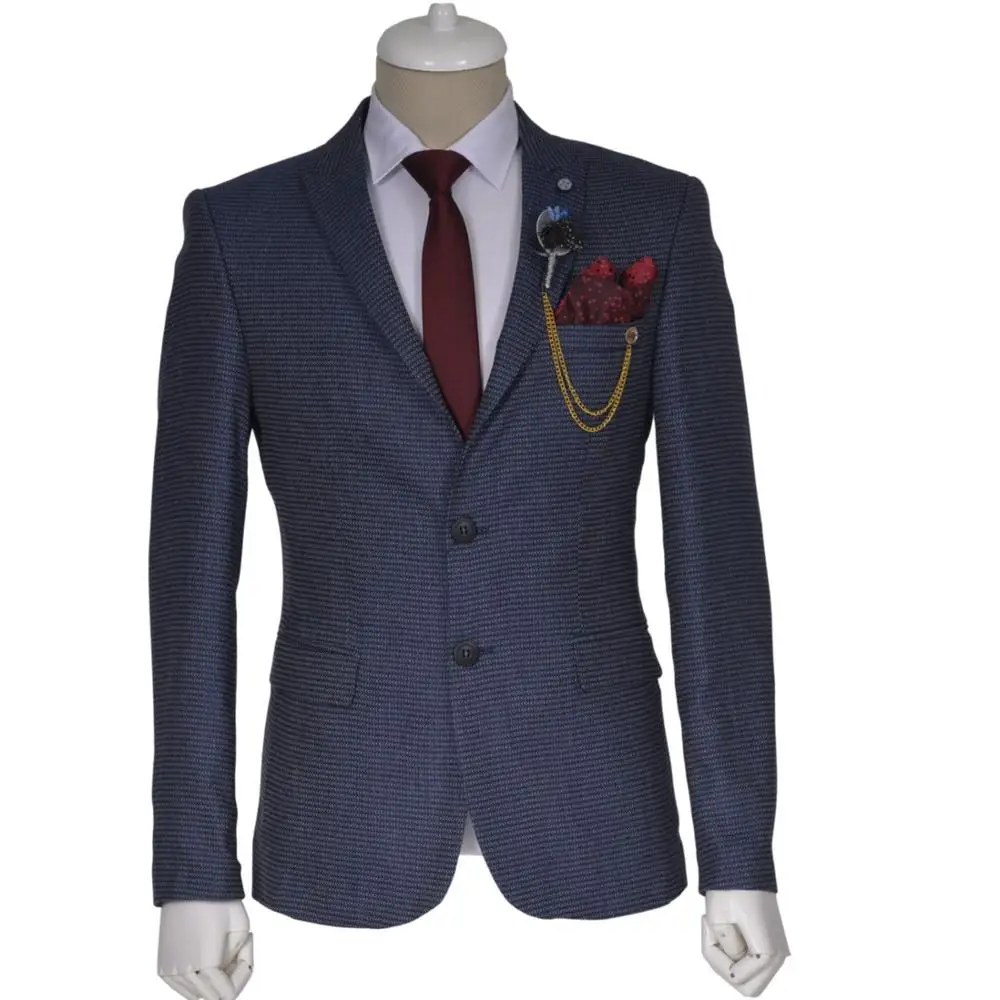 Hot sale top quality Turkish Quality Direct Manufacturer new Design formal blazer Fancy Men Business Coat Wedding coat