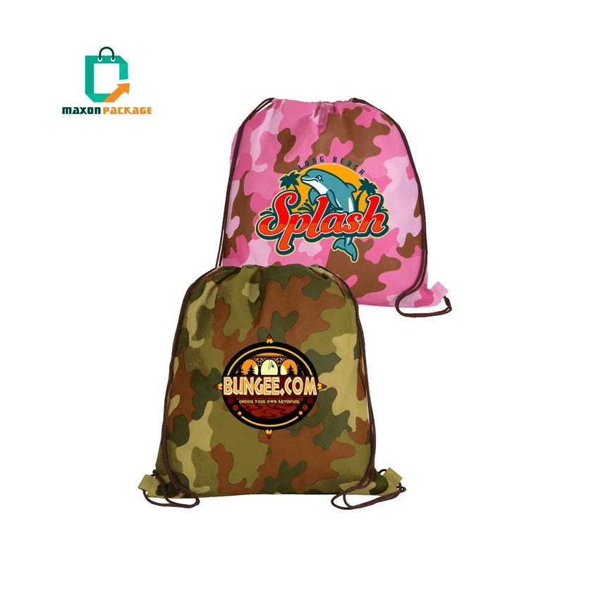 SMETA factory bakeshop Cheap Food Polyester String Bag