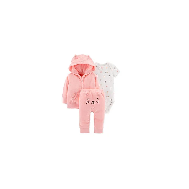 100% Cotton wholesale winter warm newborn Girl baby clothes Jumpsuits